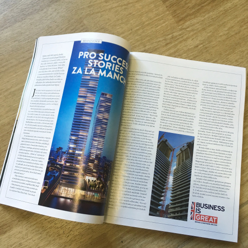 Image: Histoire à succès britannique de la société Sipral dans le numéro d'octobre du magazine Forbes République tchèque