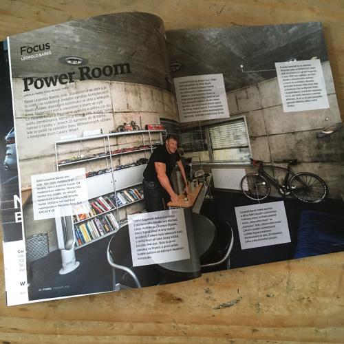 Image: Léopold Bareš a invité les lecteurs de Forbes dans son bureau.