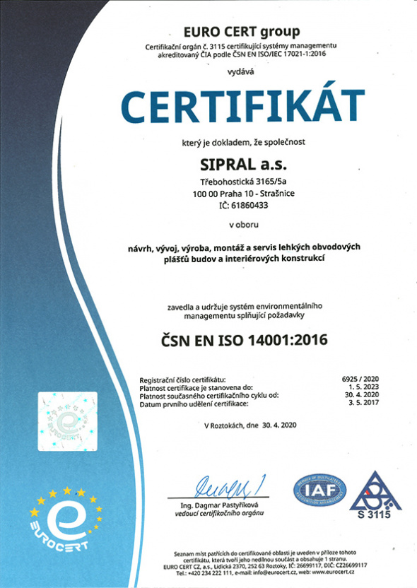 Image: Systém řízení ochrany životního prostředí